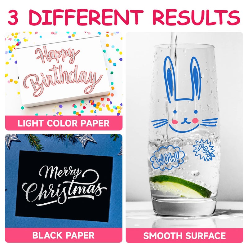 Yangmei Shimmer Markers Outline Pens  Stocking Stuffers for Kids Teens  Teen Girl Girls Trendy Stuff  12 Colors Metallic Markers for Drawing  Art Supplies  Arts Crafts  Gifts for 4-12 Year Old Girl - Image 4